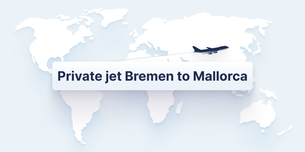 Private jet Bremen to Mallorca
